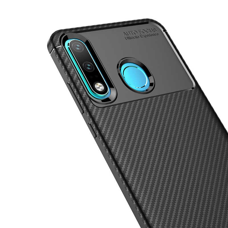Huawei P30 Lite Kılıf Zore Negro Silikon Kapak Siyah