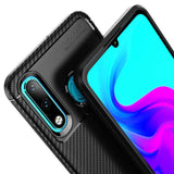 Huawei P30 Lite Kılıf Zore Negro Silikon Kapak Kahverengi