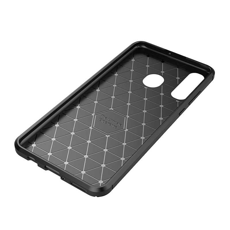 Huawei P30 Lite Kılıf Zore Negro Silikon Kapak Siyah