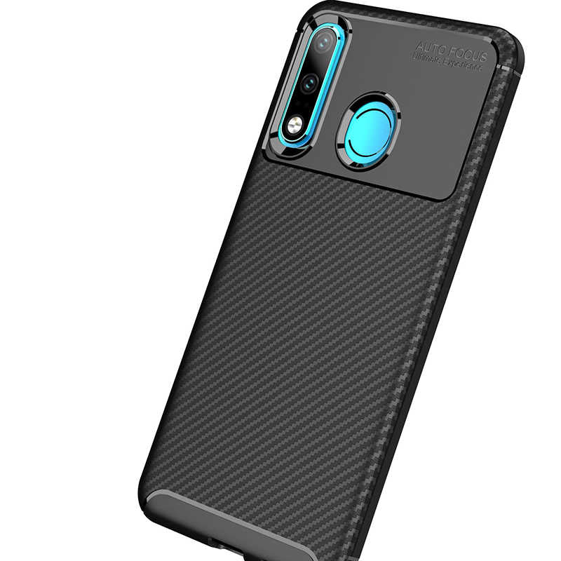 Huawei P30 Lite Kılıf Zore Negro Silikon Kapak Siyah