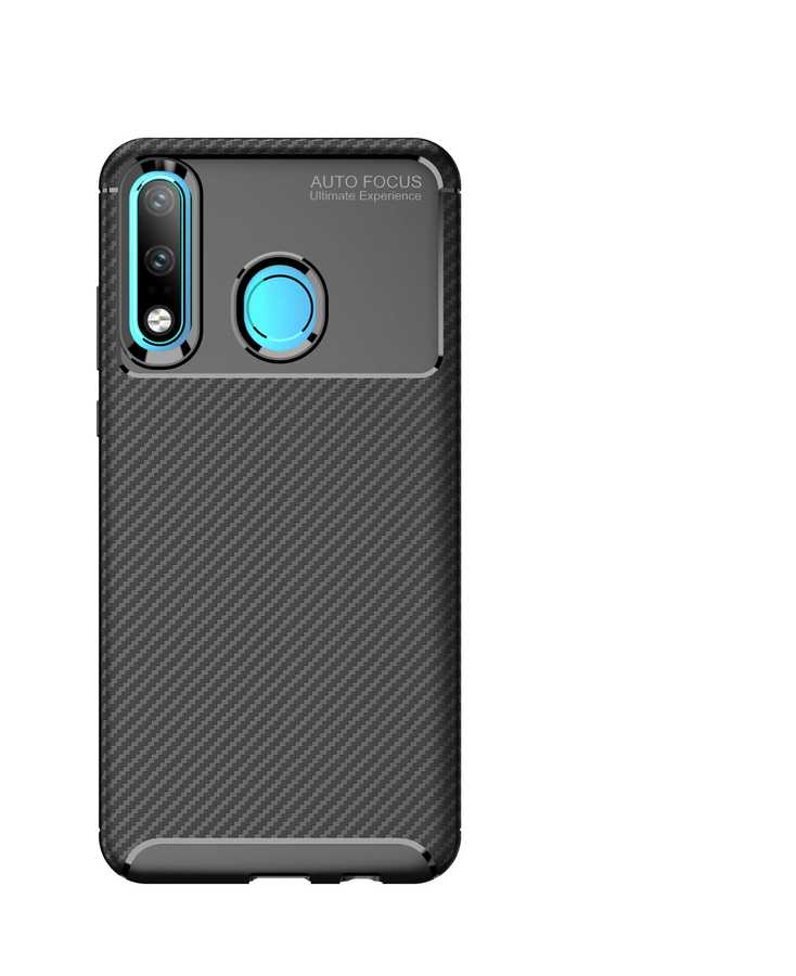Huawei P30 Lite Kılıf Zore Negro Silikon Kapak Lacivert