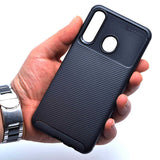 Huawei P30 Lite Kılıf Zore Negro Silikon Kapak Kahverengi