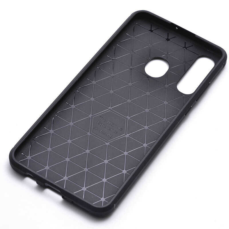 Huawei P30 Lite Kılıf Zore Negro Silikon Kapak Kahverengi