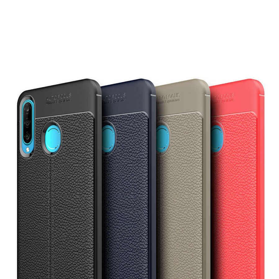 Huawei P30 Lite Kılıf Zore Niss Silikon Kapak Siyah