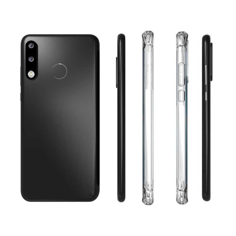 Huawei P30 Lite Kılıf Zore Nitro Anti Shock Silikon Renksiz