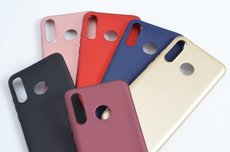 Huawei P30 Lite Kılıf Zore Premier Silikon Kapak Gold