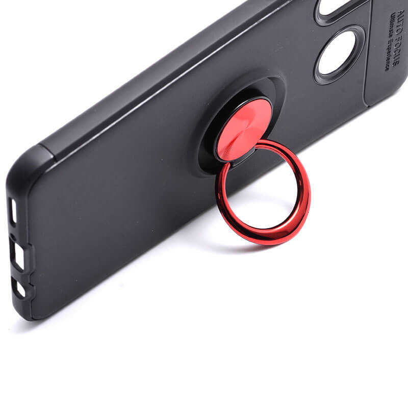 Huawei P30 Lite Kılıf Zore Ravel Silikon Kapak Kırmızı