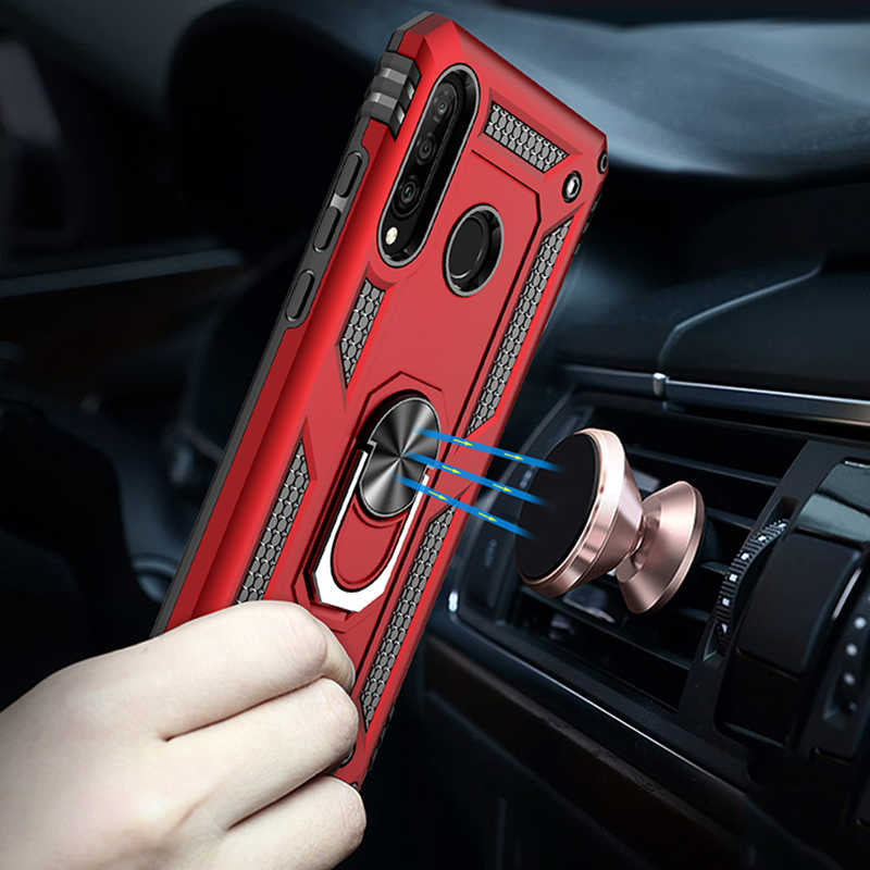 Huawei P30 Lite Kılıf Zore Vega Kapak Rose Gold