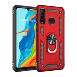 Huawei P30 Lite Kılıf Zore Vega Kapak Kırmızı