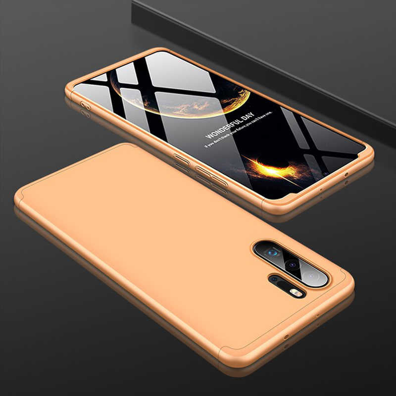 Huawei P30 Pro Kılıf Zore Ays Kapak Gold