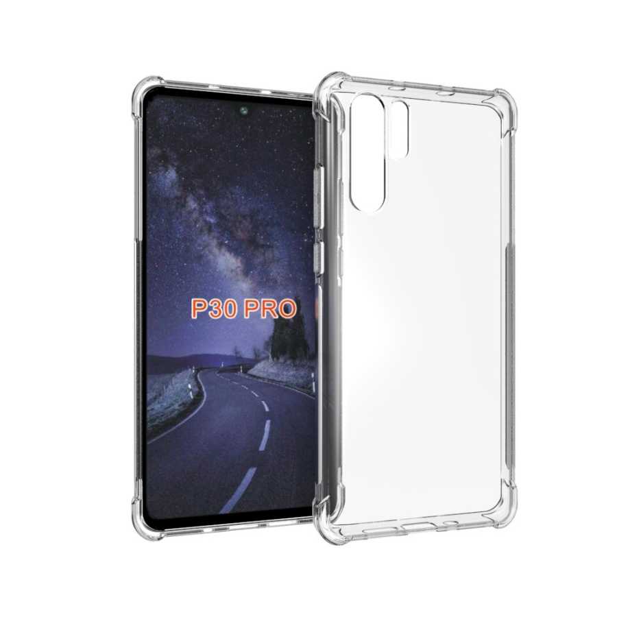Huawei P30 Pro Kılıf Zore Nitro Anti Shock Silikon Renksiz