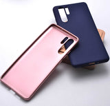 Huawei P30 Pro Kılıf Zore Premier Silikon Kapak Mürdüm