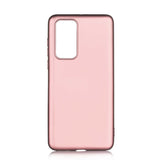 Huawei P40 Kılıf Zore Premier Silikon Kapak Rose Gold
