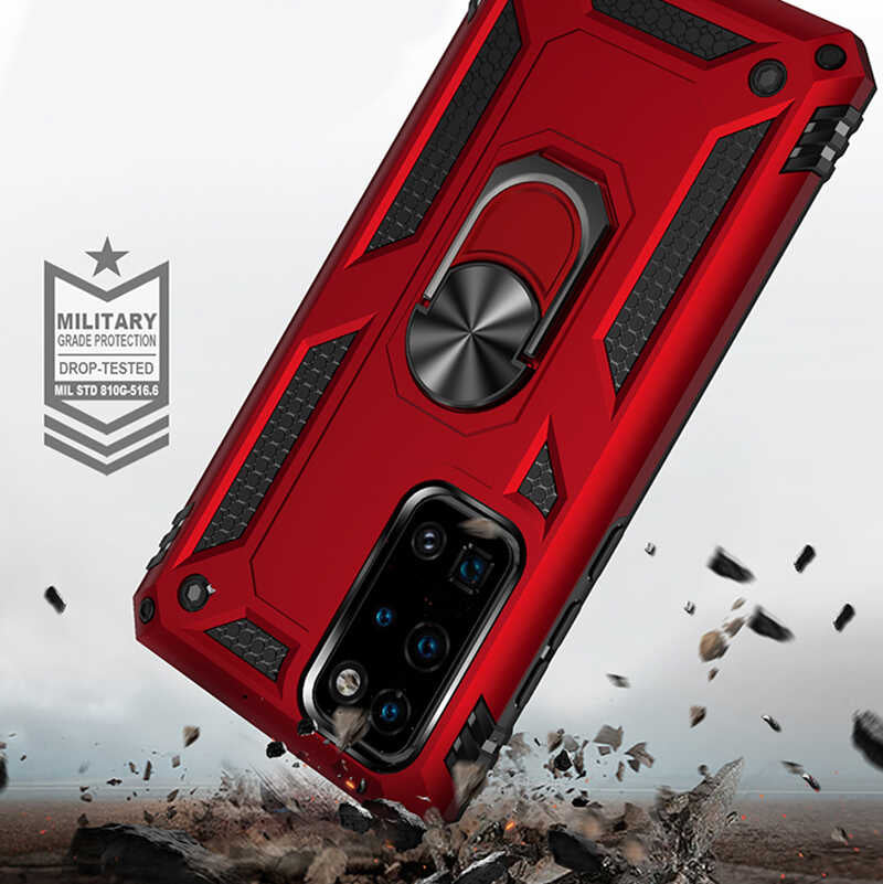 Huawei P40 Kılıf Zore Vega Kapak Kırmızı