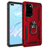 Huawei P40 Kılıf Zore Vega Kapak Kırmızı