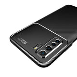 Huawei P40 Lite 5G Kılıf Zore Negro Silikon Kapak Kahverengi