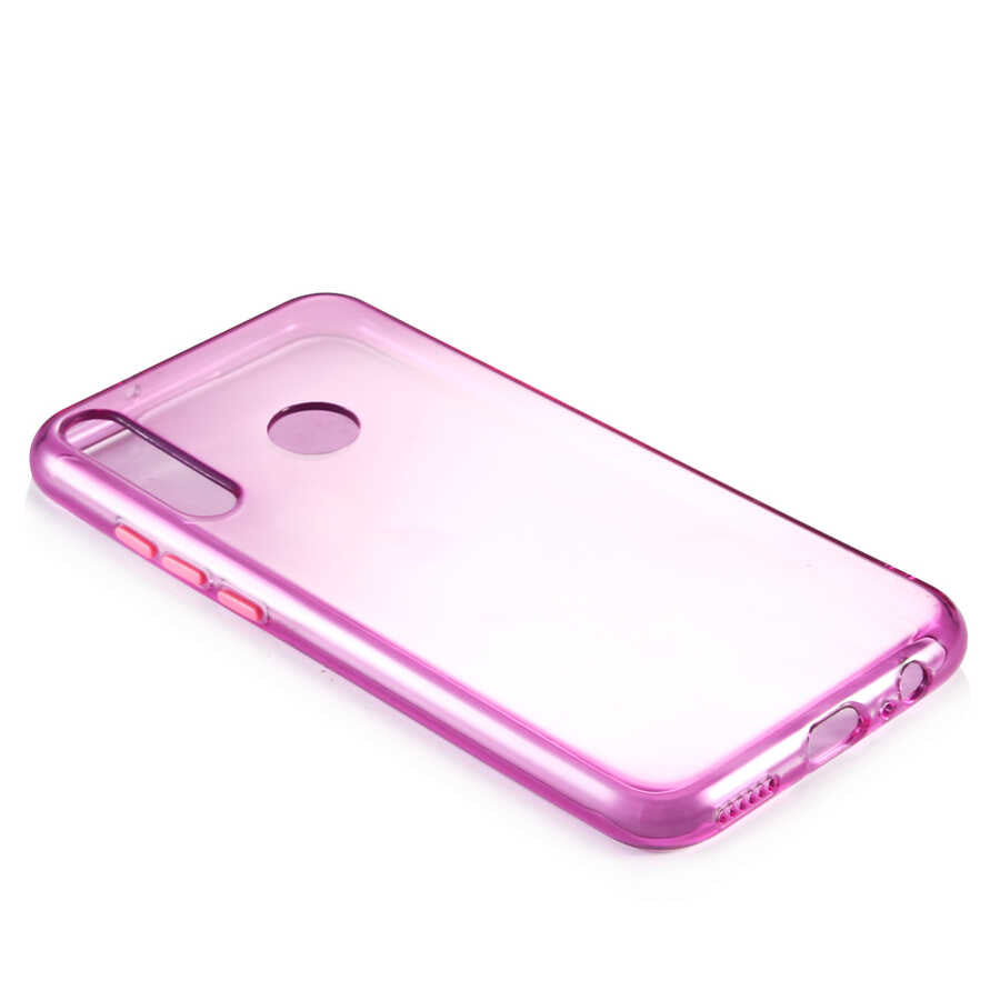 Huawei P40 Lite E Kılıf Zore Bistro Kapak Pembe