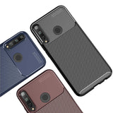 Huawei P40 Lite E Kılıf Zore Negro Silikon Kapak Lacivert