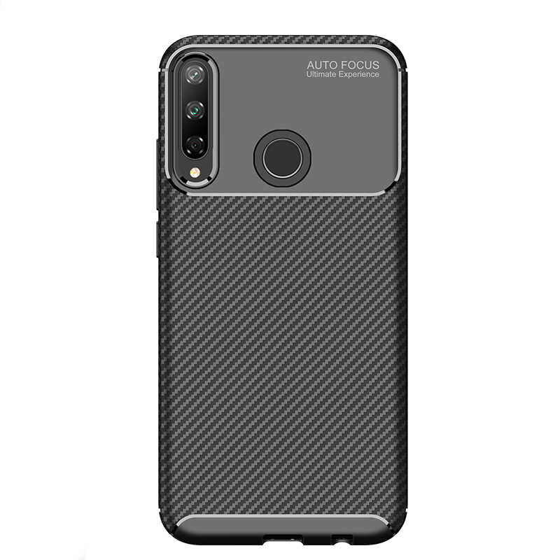 Huawei P40 Lite E Kılıf Zore Negro Silikon Kapak Lacivert