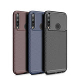 Huawei P40 Lite E Kılıf Zore Negro Silikon Kapak Lacivert