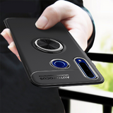 Huawei P40 Lite E Kılıf Zore Ravel Silikon Kapak Siyah-Mavi