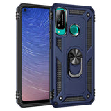 Huawei P40 Lite E Kılıf Zore Vega Kapak Mavi