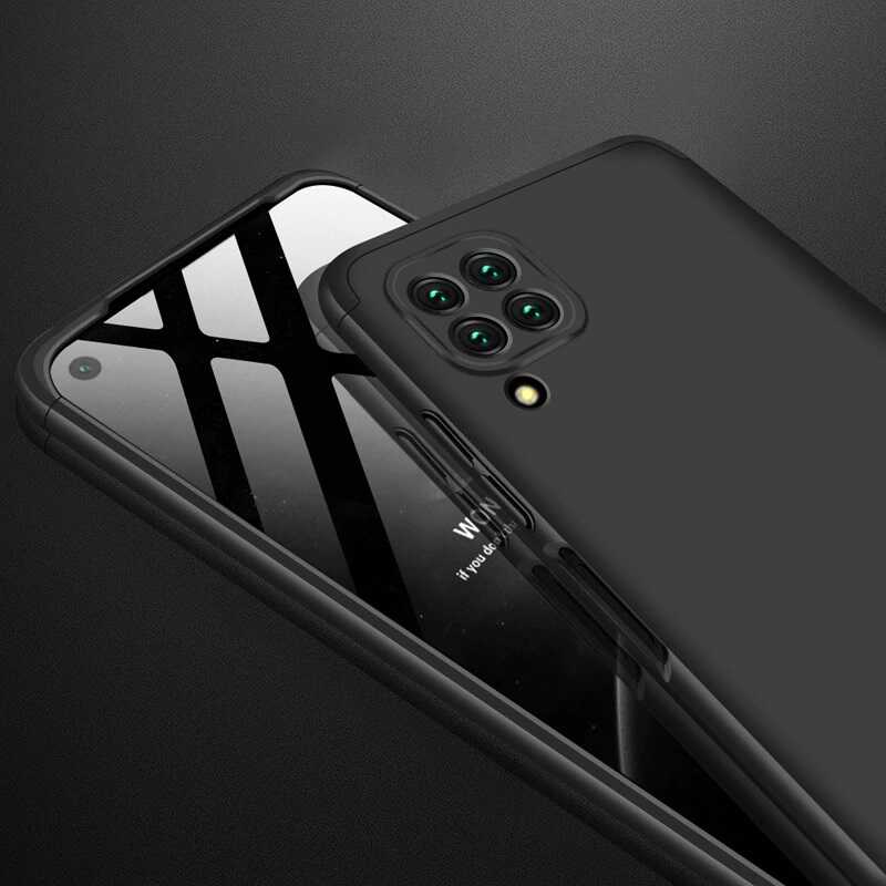 Huawei P40 Lite Kılıf Zore Ays Kapak Siyah