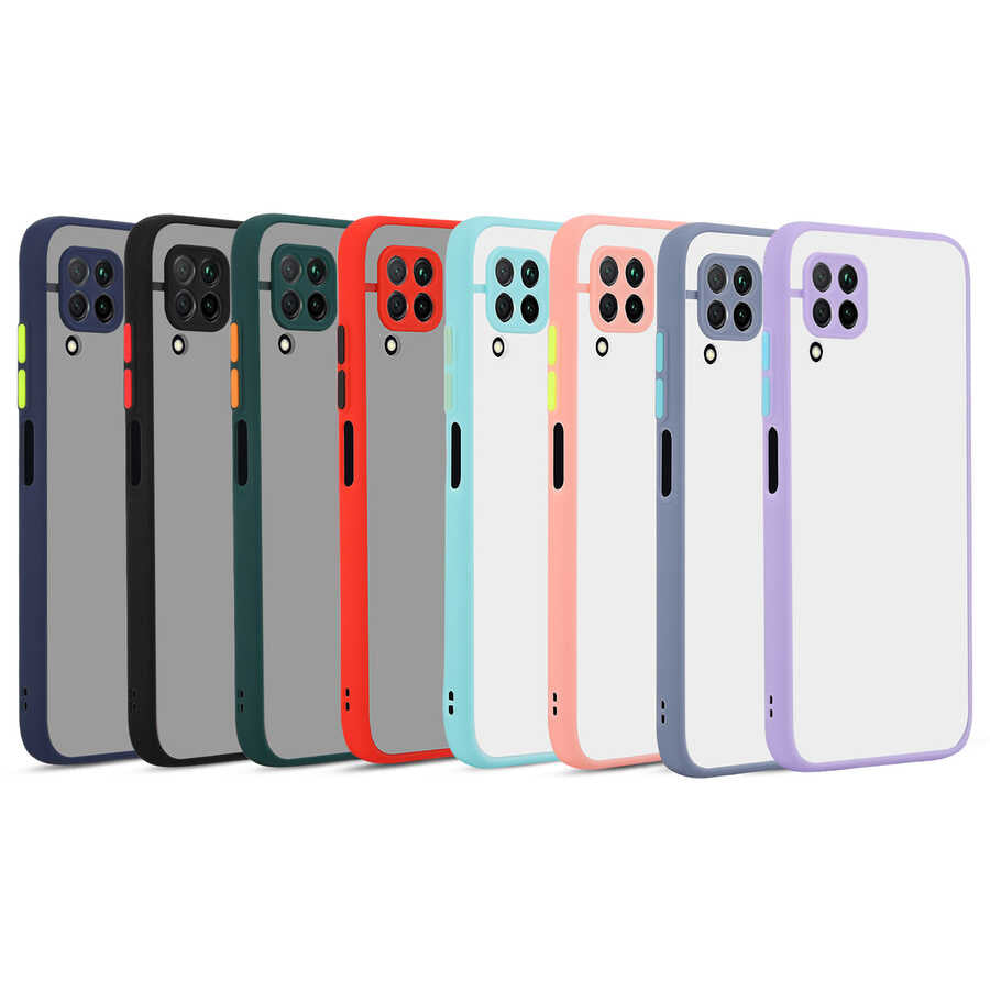 Huawei P40 Lite Kılıf Zore Hux Kapak Turkuaz