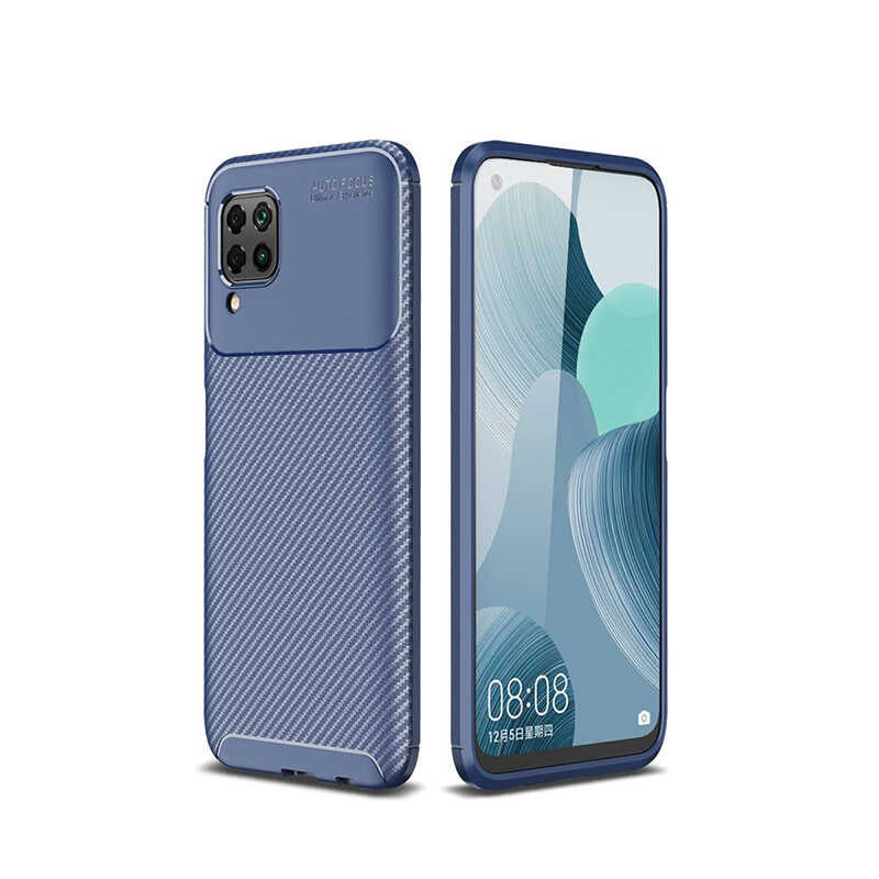 Huawei P40 Lite Kılıf Zore Negro Silikon Kapak Kahverengi