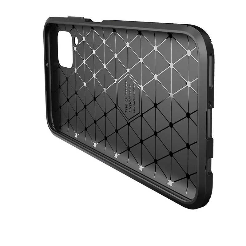 Huawei P40 Lite Kılıf Zore Negro Silikon Kapak Siyah