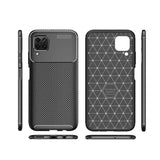 Huawei P40 Lite Kılıf Zore Negro Silikon Kapak Kahverengi