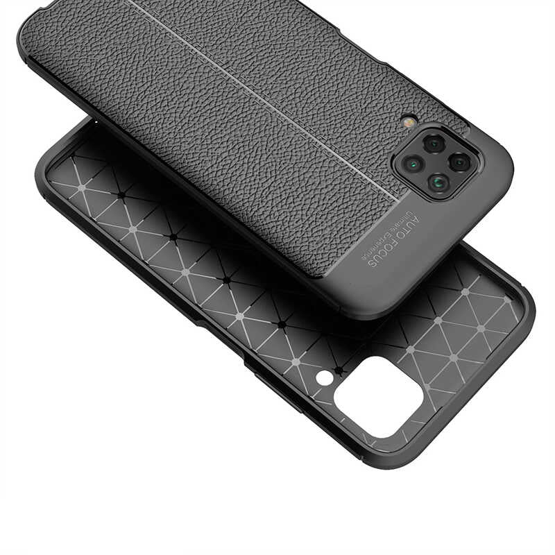 Huawei P40 Lite Kılıf Zore Niss Silikon Kapak Lacivert