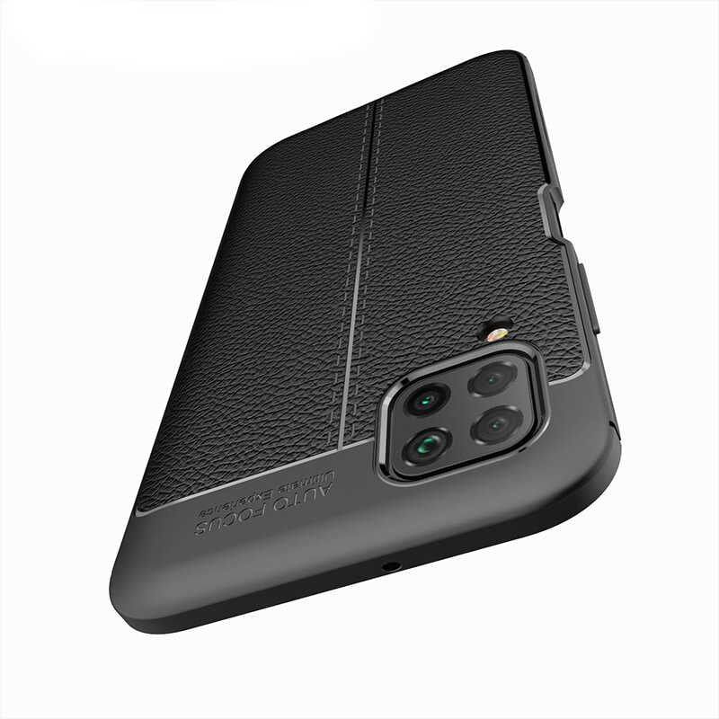 Huawei P40 Lite Kılıf Zore Niss Silikon Kapak Lacivert