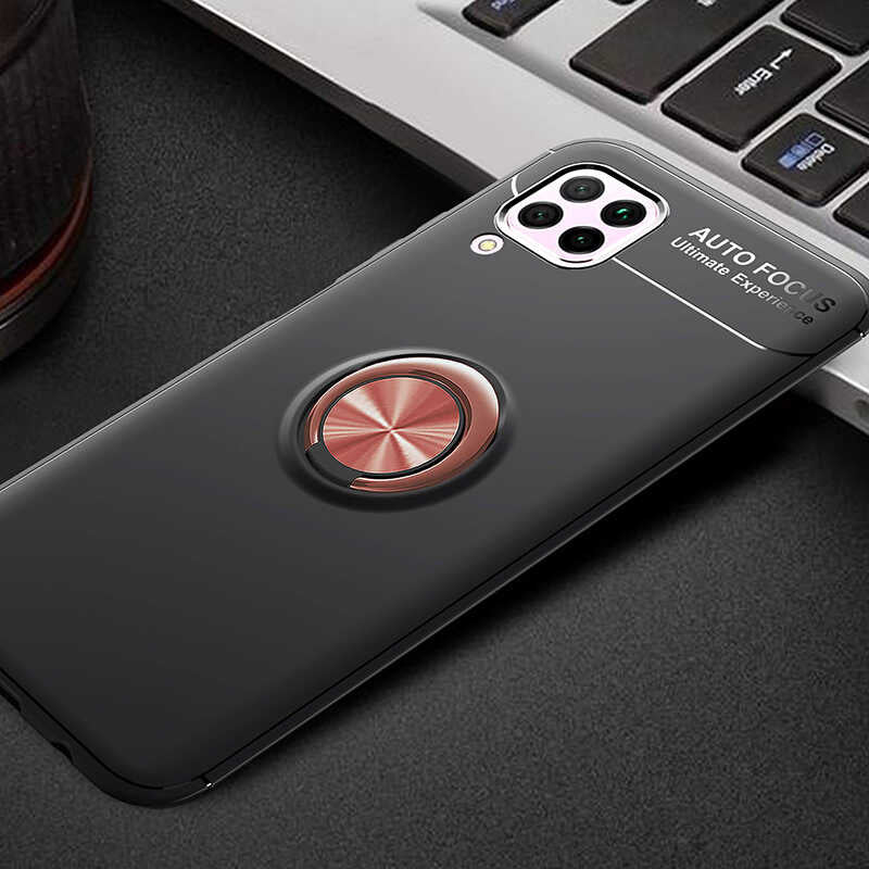 Huawei P40 Lite Kılıf Zore Ravel Silikon Kapak Kırmızı