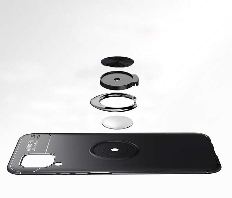 Huawei P40 Lite Kılıf Zore Ravel Silikon Kapak Mavi