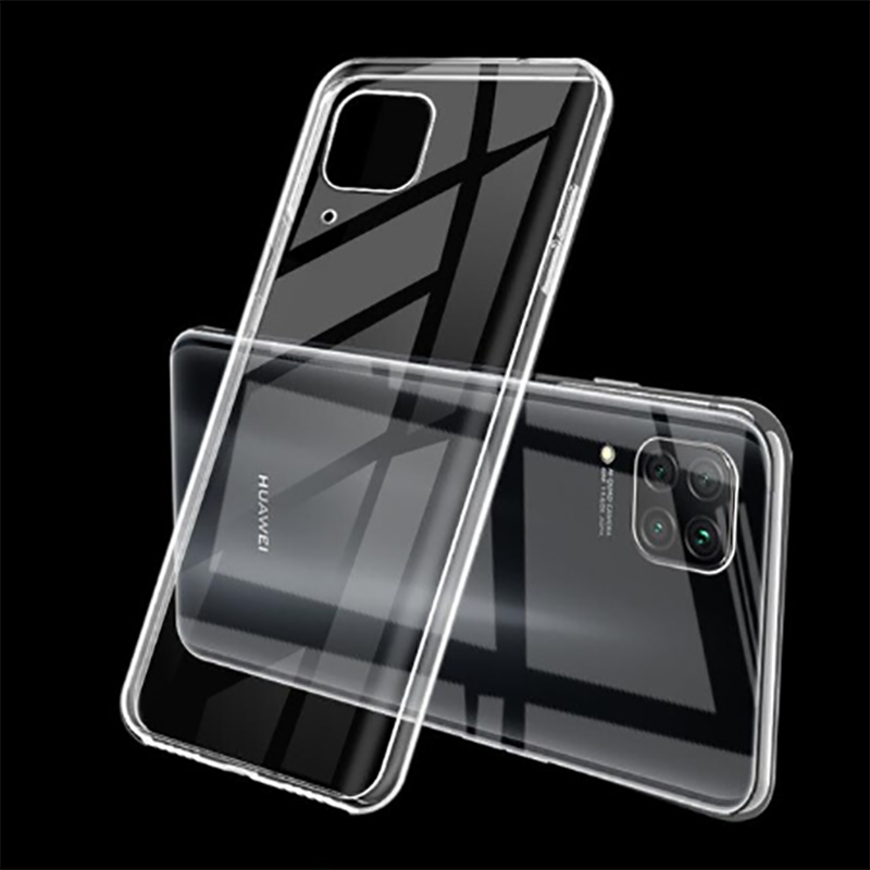 Huawei P40 Lite Kılıf Zore Süper Silikon Kapak Renksiz