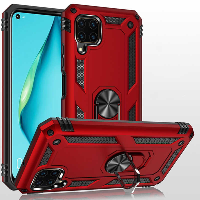 Huawei P40 Lite Kılıf Zore Vega Kapak Gold
