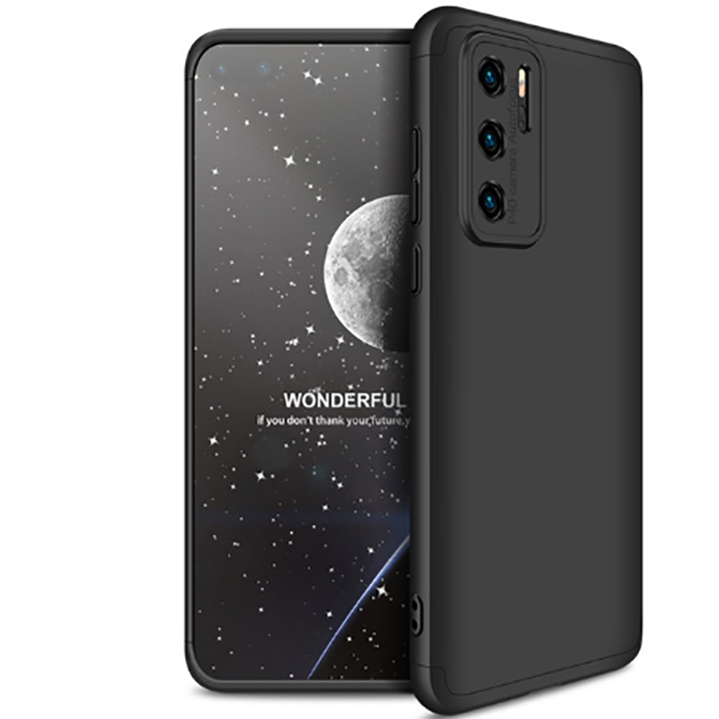Huawei P40 Pro Kılıf Zore Ays Kapak Siyah