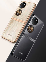 Huawei P50 Pocket Kılıf Zore Kıpta Kapak Siyah