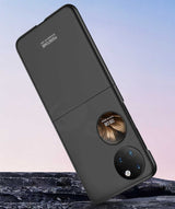 Huawei P50 Pocket Kılıf Zore Sert Kıpta Kapak Beyaz