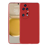 Huawei P50 Pro Kılıf Zore Premier Silikon Kapak Kırmızı