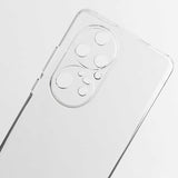 Huawei P50 Pro Kılıf Zore Süper Silikon Kapak Renksiz