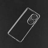Huawei P50 Pro Kılıf Zore Süper Silikon Kapak Renksiz