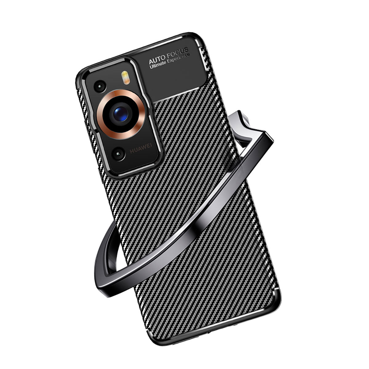Huawei P60 Pro Kılıf Zore Negro Silikon Kapak Siyah