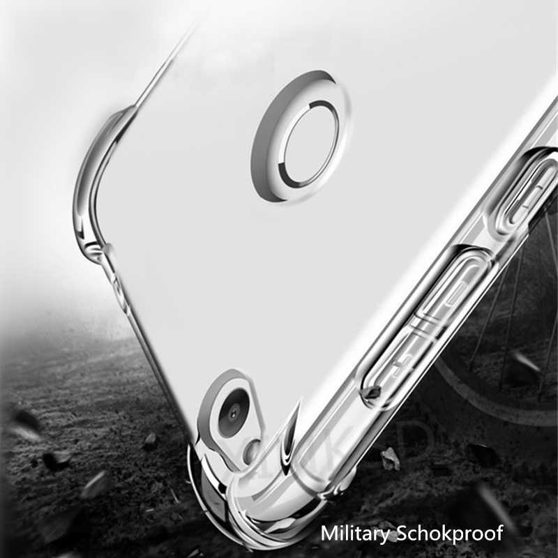 Huawei P9 Lite 2017 Kılıf Zore Nitro Anti Shock Silikon Renksiz