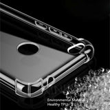 Huawei P9 Lite 2017 Kılıf Zore Nitro Anti Shock Silikon Renksiz