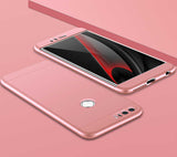 Huawei P9 Lite 2017 Kılıf Zore Ays Kapak Rose Gold