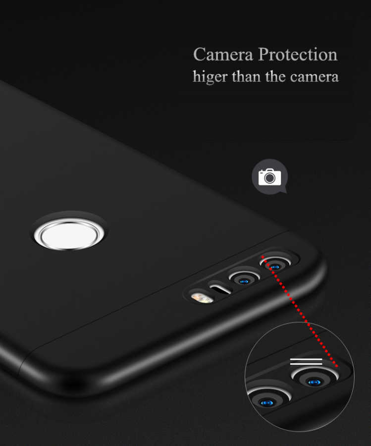 Huawei P9 Lite 2017 Kılıf Zore Ays Kapak Siyah-Kırmızı