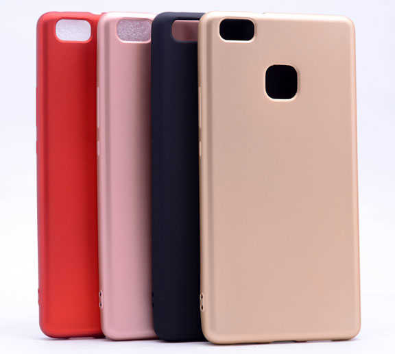 Huawei P9 Lite Kılıf Zore Premier Silikon Kapak Saks Mavi