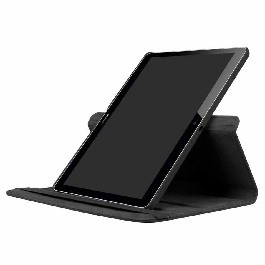 Huawei T3 10 inc Zore Dönebilen Standlı Kılıf Mor
